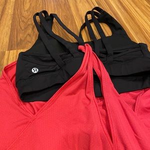 LULULEMON TANK TOP W/BUILT IN SPORTS BRA🌺